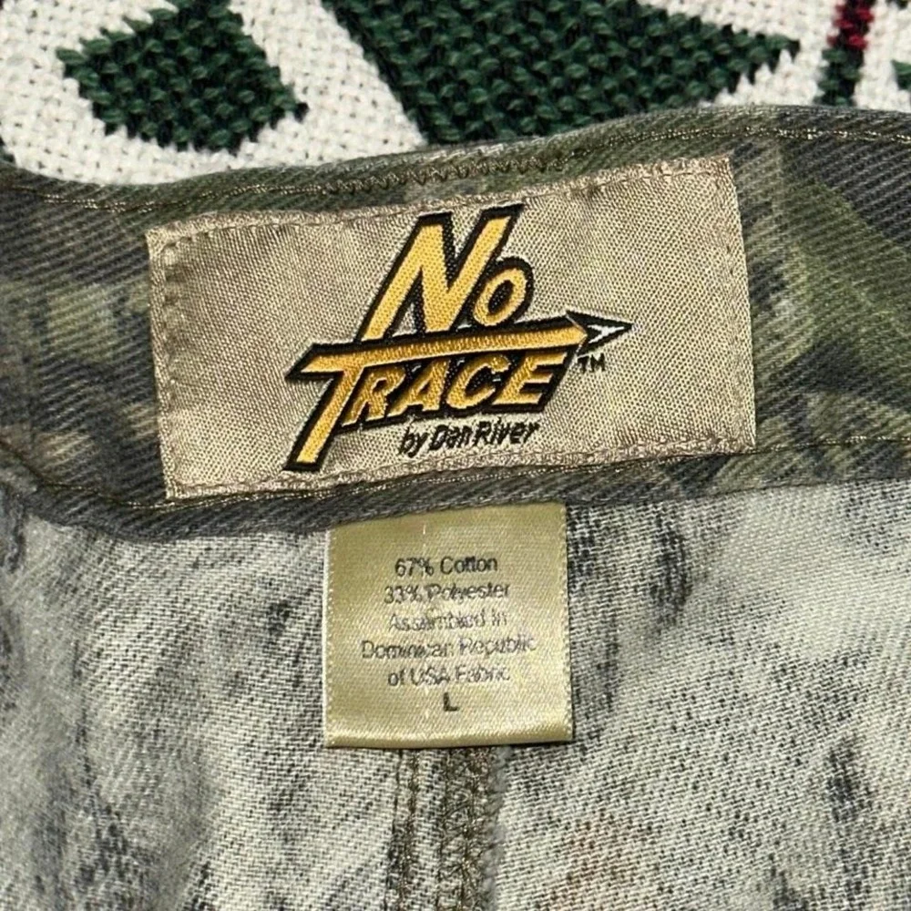Vintage super baggy faded realtree camo cargo pants w/adjustable waist - Picture 8 of 8